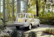 El clásico Renault 4, un hotel sobre ruedas