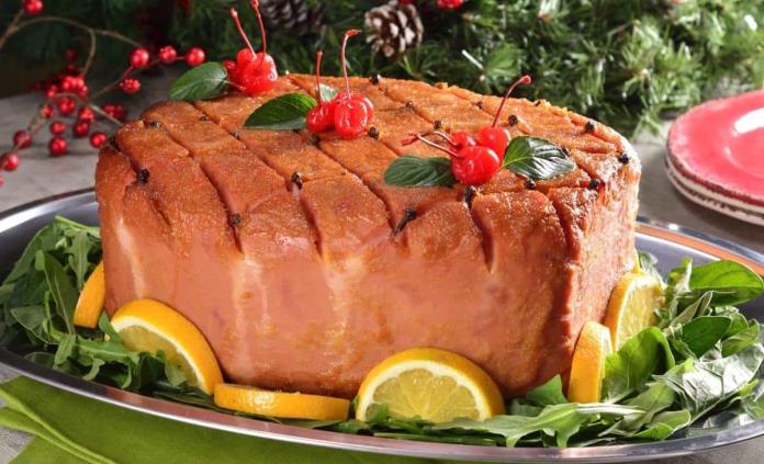 Receta jamón navideño glaseado con maple y naranja